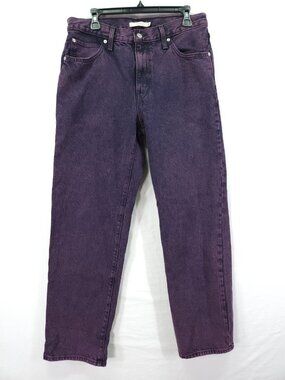 Levis 94 Baggy Jeans Tag 30 32x30 Purple Wash 90s High Waist Straight Leg Denim